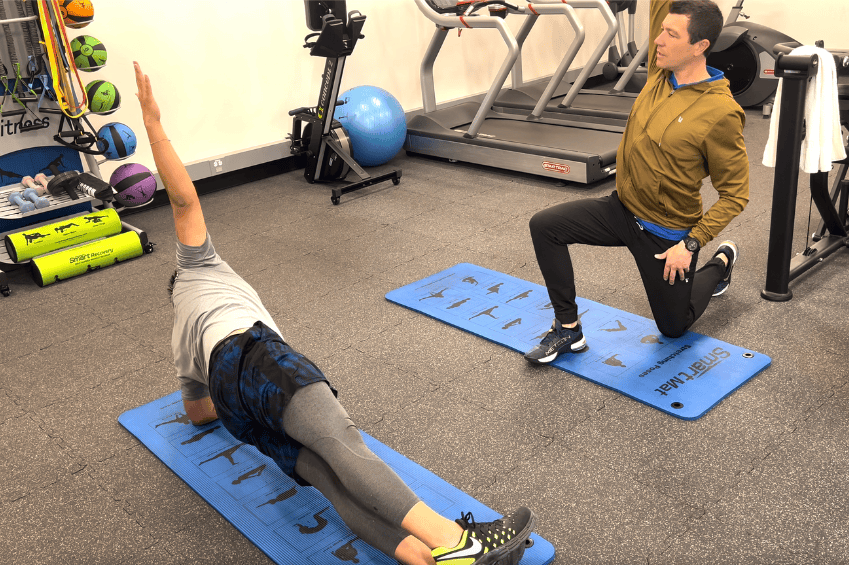 personal training at work for employee health and wellness options