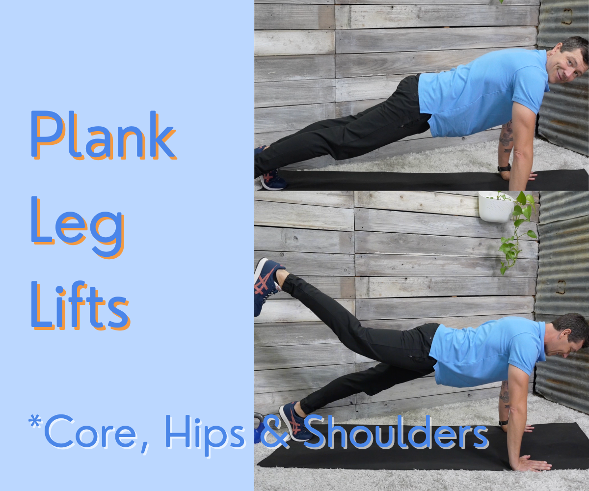 Plank Leg Lifts for Core Strength